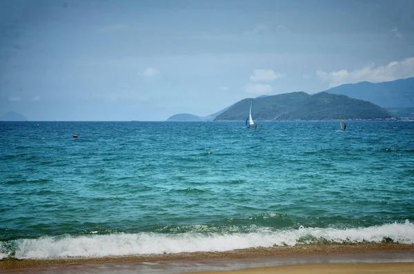 Nha Trang Vietnam October 2018Barcos Recreo Bahía Nha Trang —  Fotos de Stock