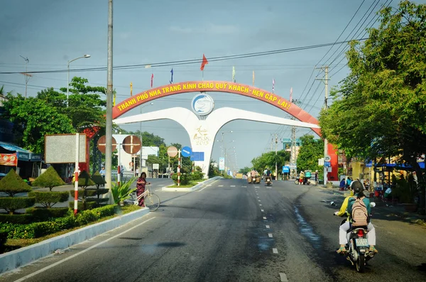 Nha Trang Vietnam October 2018 Traffic Vietnam — Stock Photo, Image