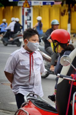 Ho Chi Minh city, Vietnam-Ekim 3, 2018.Vietnamese öncüleri