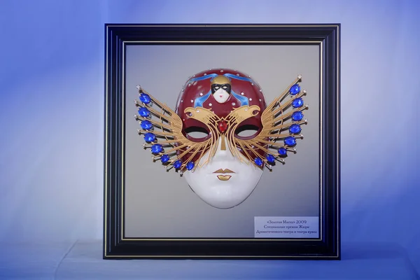 Russischer Nationaltheaterpreis Goldene Maske Rahmen — Stockfoto