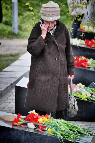 Barnaul Rússia Maio 2017 Veteranos Segunda Guerra Mundial — Fotografia de Stock