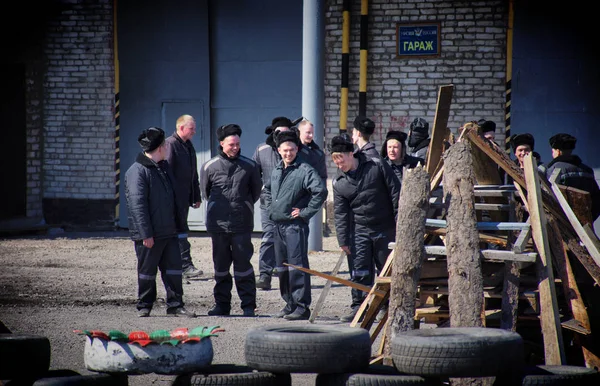 Novoaltaysk Rusland April 2019 Het Onderwijs Strafkolonie Voor Vrijlating Van — Stockfoto