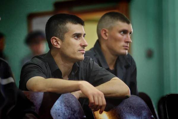 Barnaul Russia Luglio 2019 Prigionieri Della Colonia Russa Stanno Preparando — Foto Stock