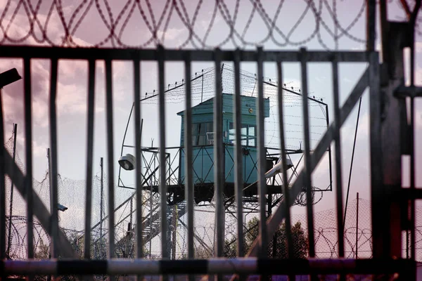 Altay Krai Rusya Eylül 2019 Bir Rus Hapishanesinde Hapishane Kapısı — Stok fotoğraf