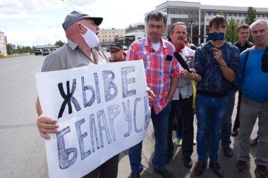 Barnaul, Rusya-22 Ağustos 2020. 