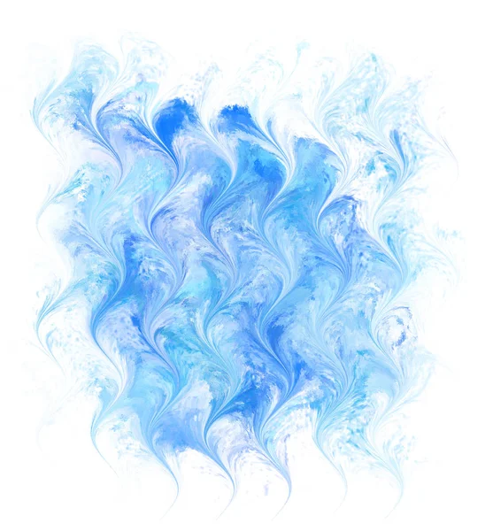 Illustration Abstraite Taches Peinture Aquarelle Bleue — Photo