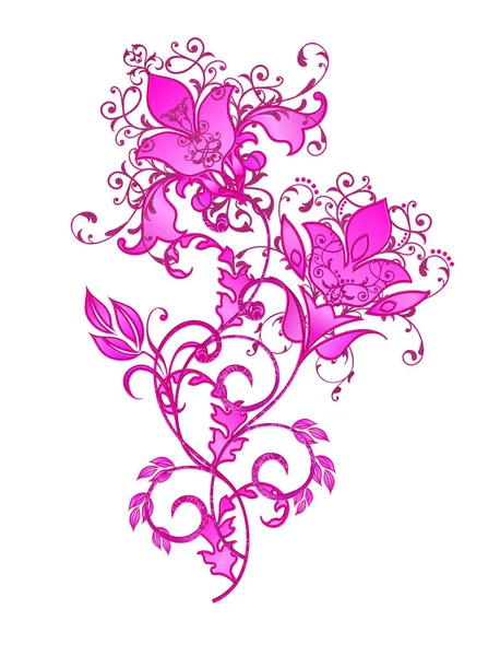Λαμπρή Υφής Βυσσινί Μπούκλες Styling Λουλούδια Λαχούρ Σχέδιο Ντεκόρ Διάτρητο — Φωτογραφία Αρχείου