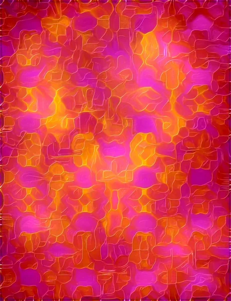 Fondo Texturizado Abstracto Dibujado Mano Coral Amarillo Lila Color Violeta — Foto de Stock