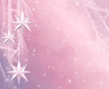 Noel yumuşak pastel parlayan arka plan, yeni yıl, parlak altın topları, çok renkli serpantin, bukleler, yanan ışıklar, rüya. 3B işleme