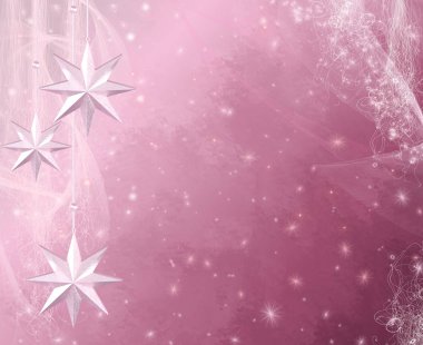 Noel yumuşak pastel parlayan arka plan, yeni yıl, parlak altın topları, çok renkli serpantin, bukleler, yanan ışıklar, rüya. 3B işleme