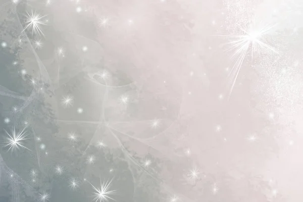 抽象梦想背景 梦幻般的模糊云和天空渐变 柔和的焦点 的质地 柔和的香草粉红色色调 闪闪发光的星星 圣诞图案 — 图库照片