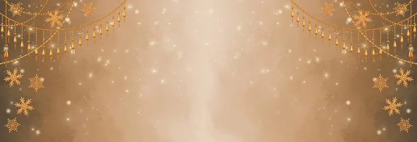 Новогодний Сияющий Фон Серебристая Снежинка Фантастическое Размытое Облако Градиент Неба — стоковое фото