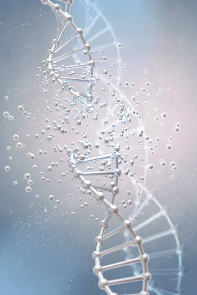 Tıbbi Soyut Kavramsal Arka Plan Genetik Hastalıklardan Etkilenen Dna Kod — Stok fotoğraf