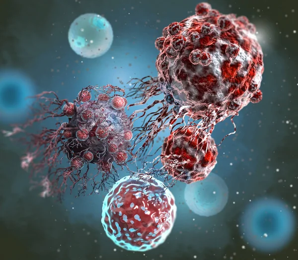 Medical Scientific Concepts Malignant Malignant Cancer Cells Illustration — Stock Photo, Image