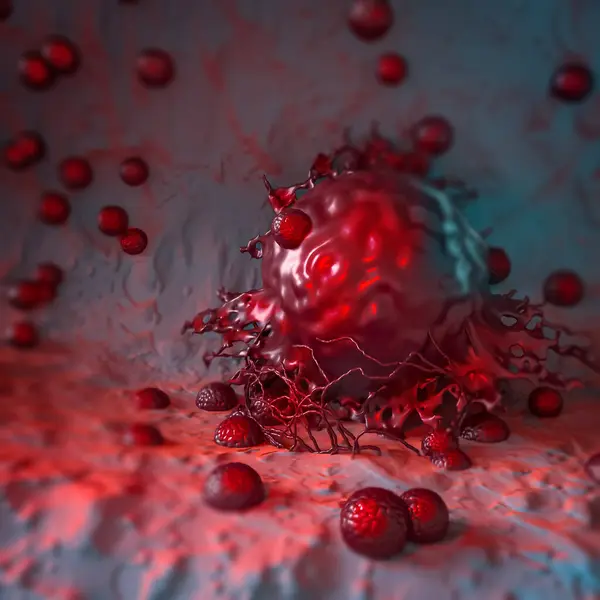 Medical Scientific Concepts Malignant Malignant Cancer Cells Illustration — Stock Photo, Image