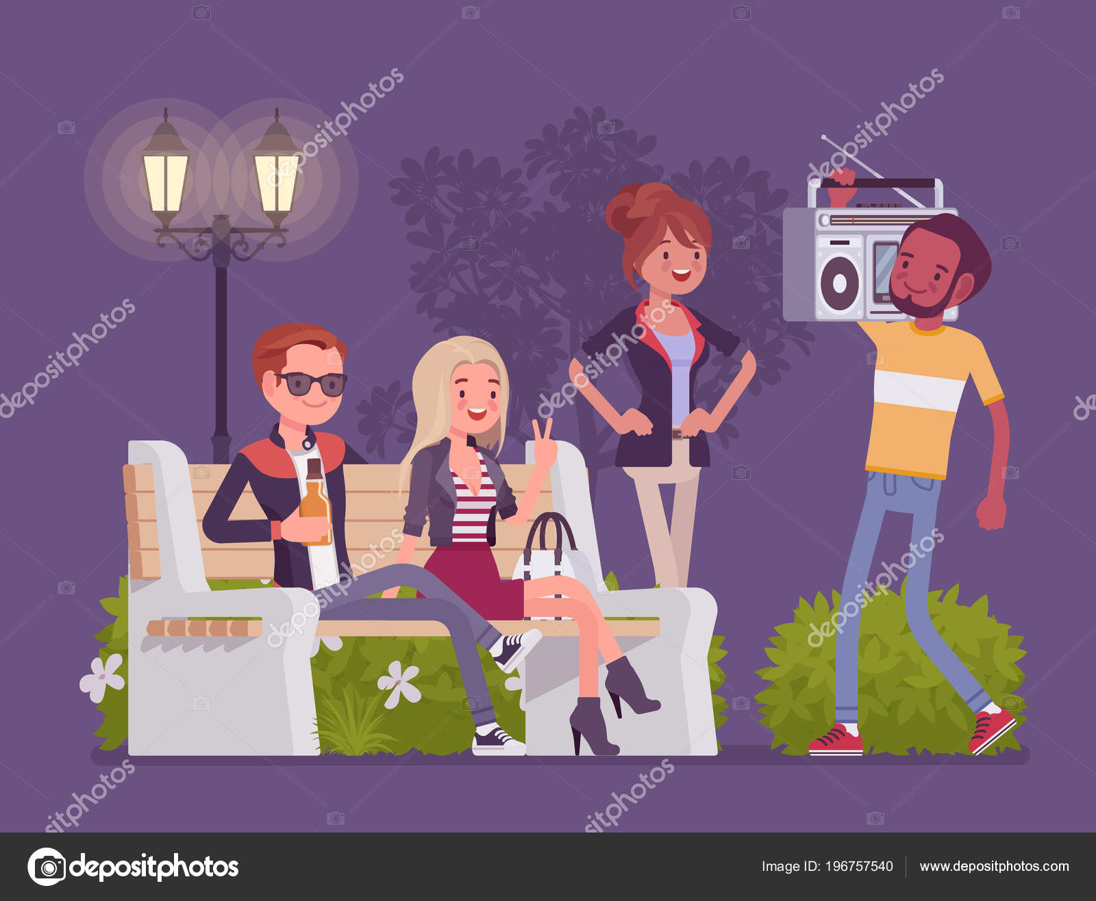 Go Out With Friends Clipart