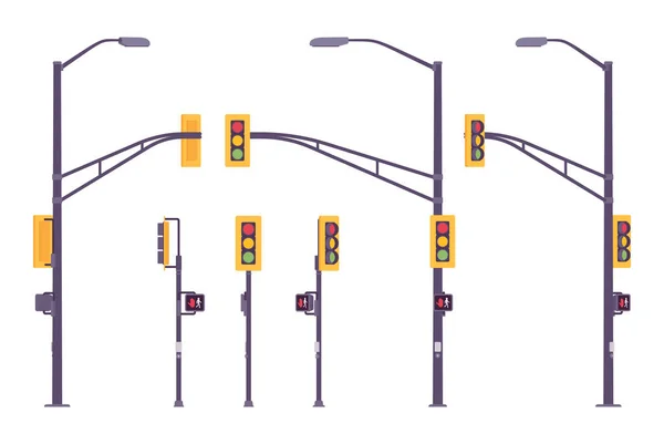 Ampelschaltung — Stockvektor