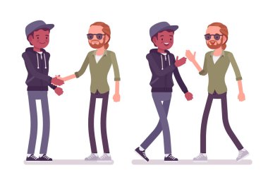 Erkek arkadaşlar tebrik