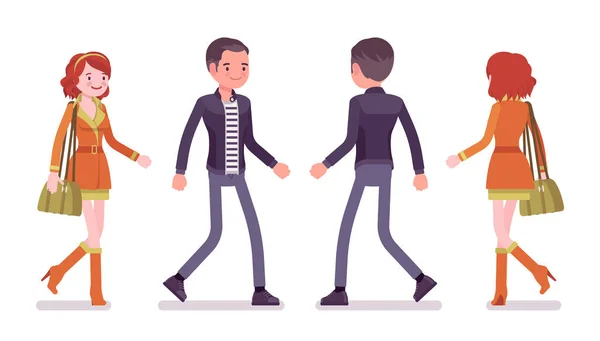 Girl walking away Vector Art Stock Images | Depositphotos Girl walking away Vector Art Stock Images | Depositphotos