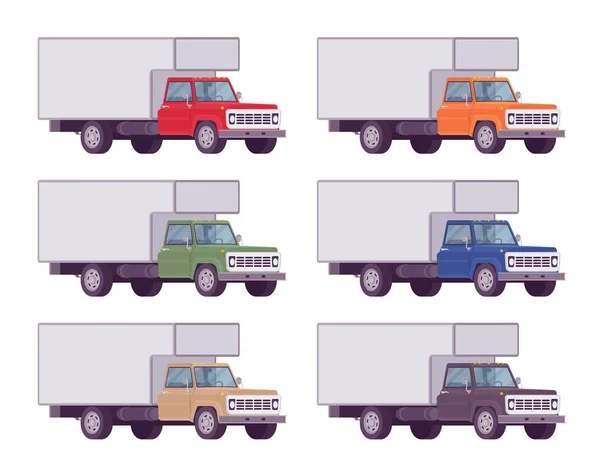 Lastbil i ljusa färger — Stock vektor