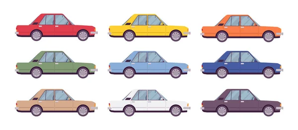 Limousine in leuchtenden Farben — Stockvektor