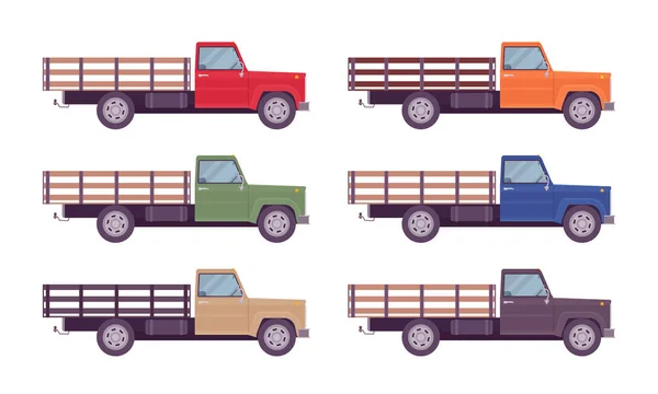 明るい色の空トラック — ストックベクタ