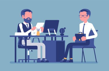 İK röportaj, eleme, iş başvurusunda bulunan ile konuşmak