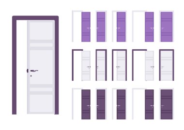 Bina, Oda kapıları modern hazır, girişine