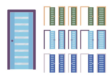 Bina, Oda kapıları modern hazır, girişine