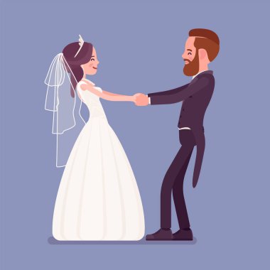 Gelin ve Damat Düğün tarihinde bir ilk dans