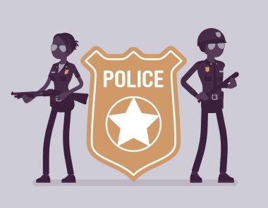 Polis memuru amblemi ve polis