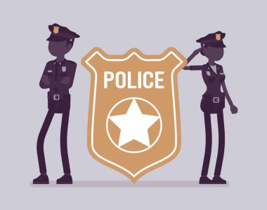 Polis memuru amblemi ve polis