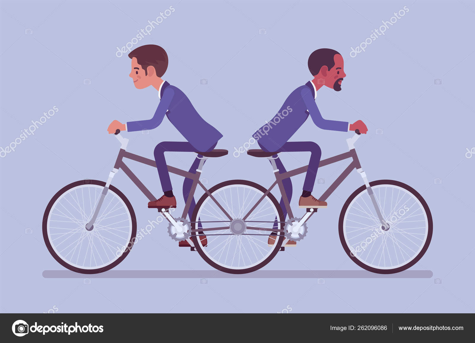 tandem push bike