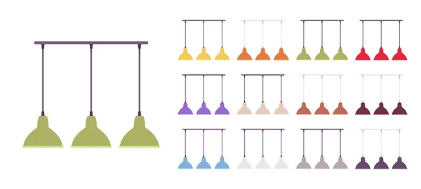 모던 램프 세트 — 스톡 벡터