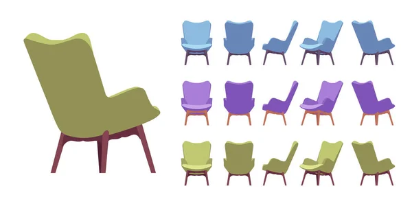 Ретро-кресло — стоковый вектор