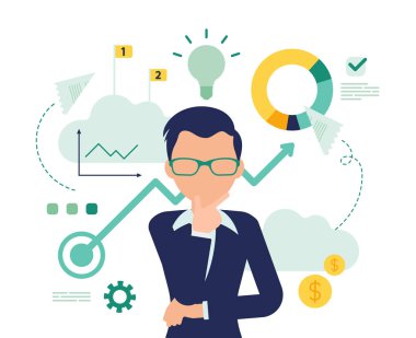 İşadamı yeni projeyi düşünüyor