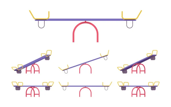 Ensemble de scies à glace pour équipements de terrain de jeu — Image vectorielle