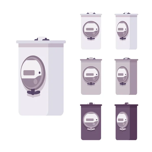 Boîte de mesure de compteur électrique — Image vectorielle