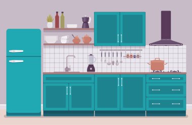 Mutfak odası modern iç