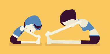 Aile yogası, Yogi anne ve kızı.