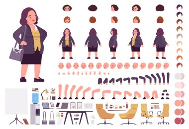 Tombul kadın inşaat seti