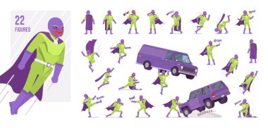 Erkek süper kahraman seti