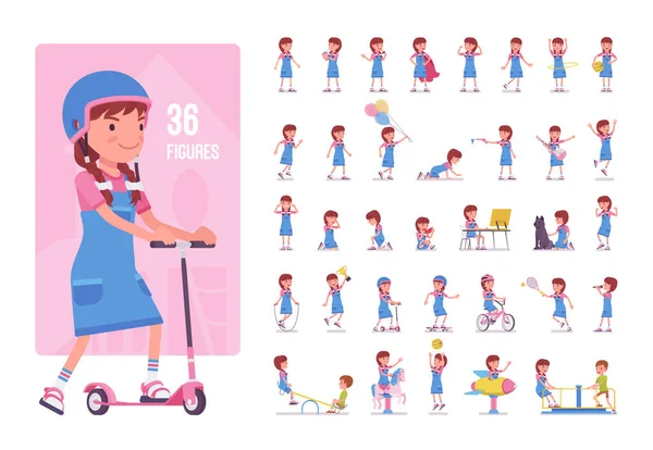 7 'den 9' a kadar kız çocuğu.