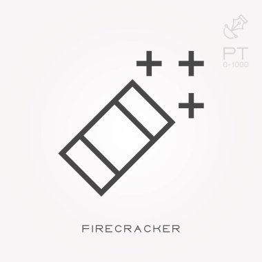 Hat simgesi havai fişek