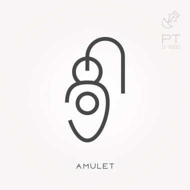 Çizgi simgesi muska