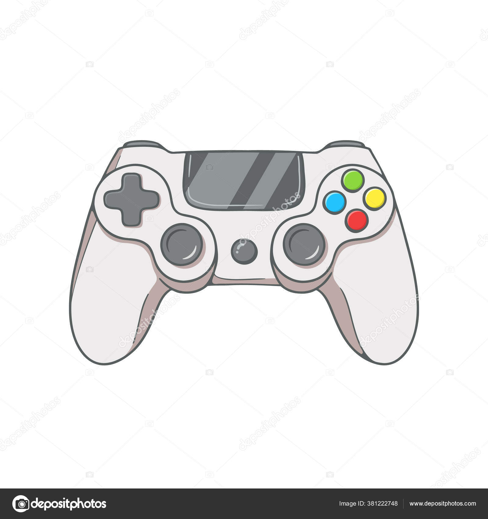 Play games hanging joystick background imag Vector Image