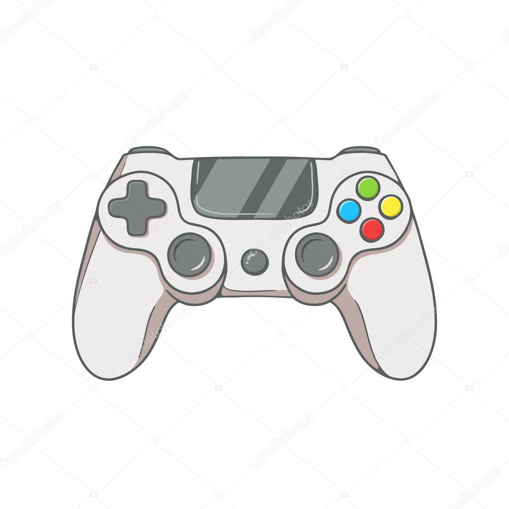 Retro Gaming controller. vector illustration