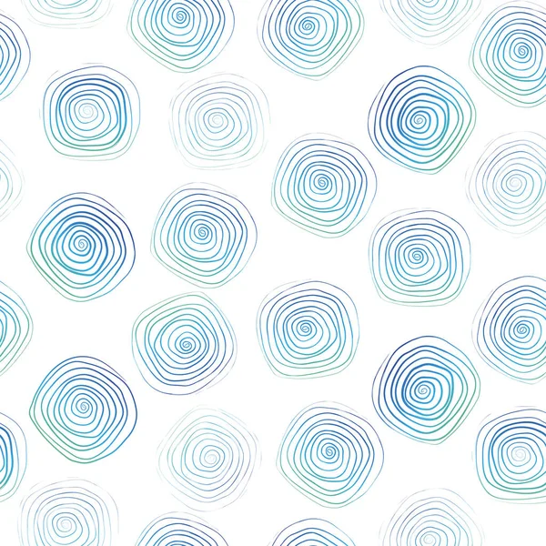 El çizimi geometrik, pürüzsüz tekrar deseni. Renkli ıslak fırça sarmal dokunuşları dokusu.