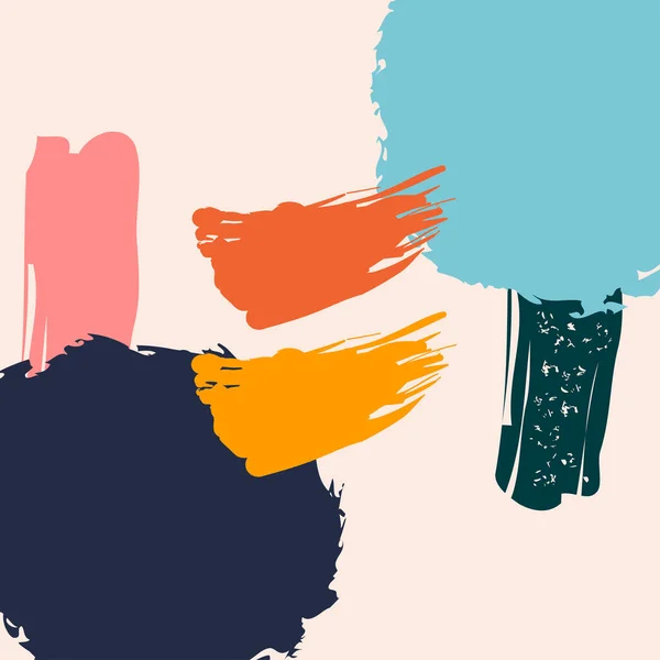 Modern kolaj tarzında soyut organik şekillere sahip minimalist vektör tasarım arka planı, duvar sanatı dekorasyonu, kart, kapak, afiş, masaüstü duvar kağıdı vb.