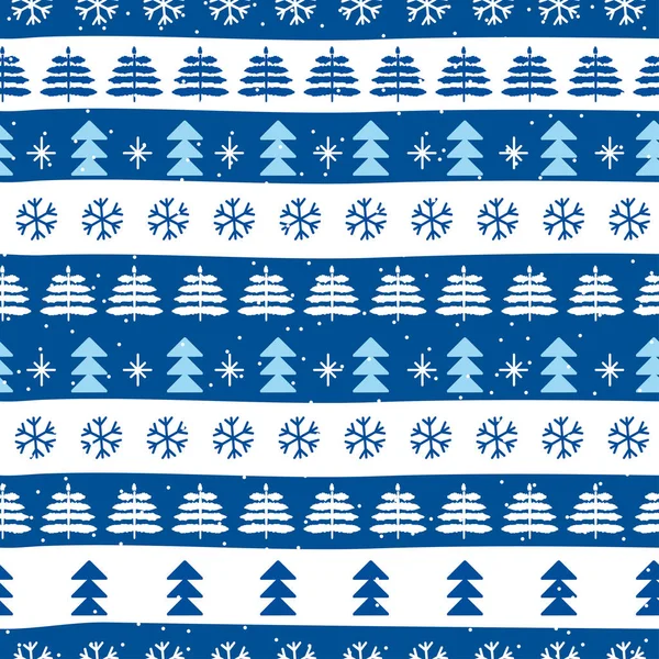 Patrones Navidad Sin Costuras Estilo Bandera Nacional Color Finlandia Patrón — Vector de stock
